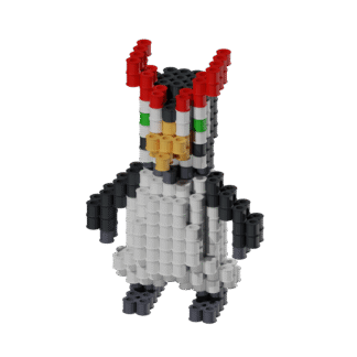 Pingüino Pen Pen – fusebeads