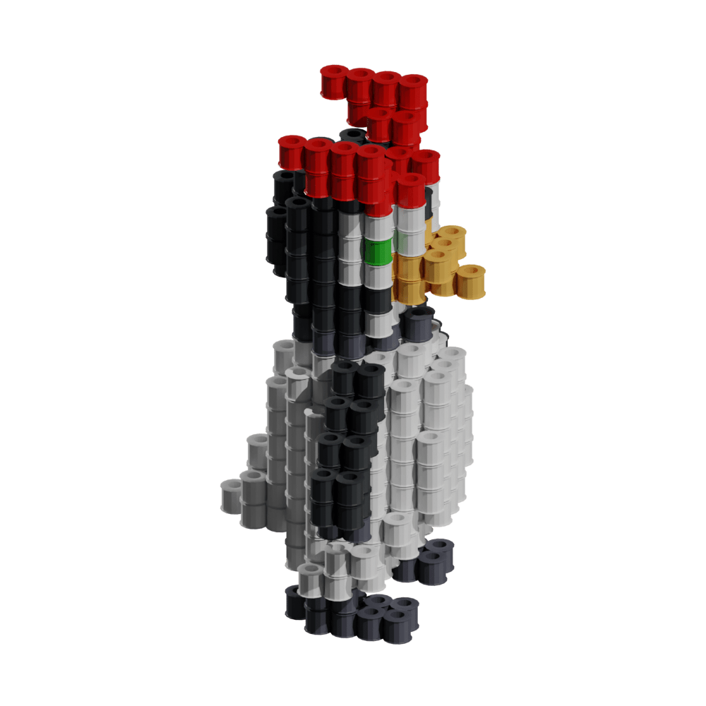 Pingüino Pen Pen – fusebeads