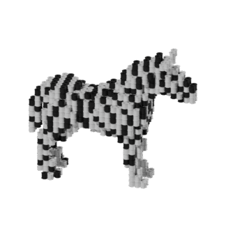 Patron Zebra – fusebeads