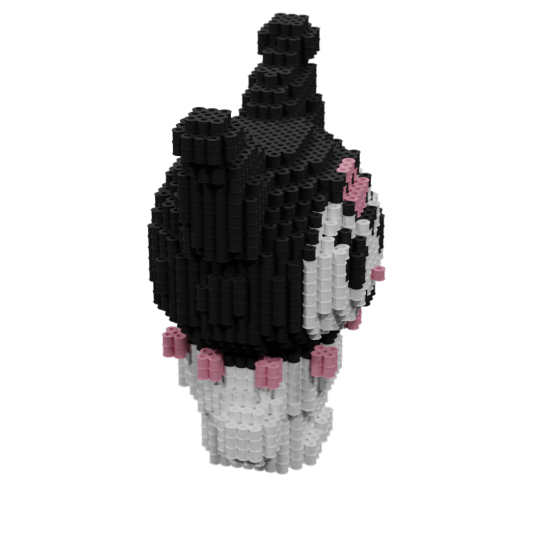 Patron Kuromi – fusebeads