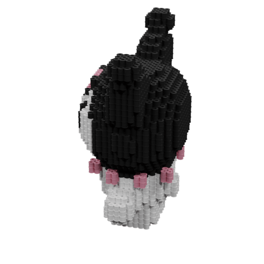 Patron Kuromi – fusebeads