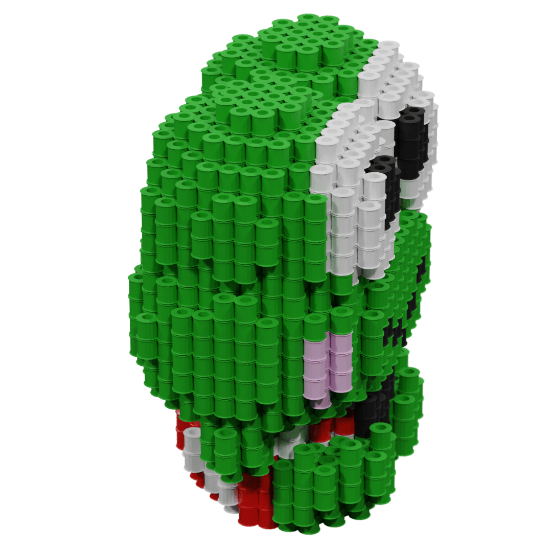 Patron Keroppi – fusebeads