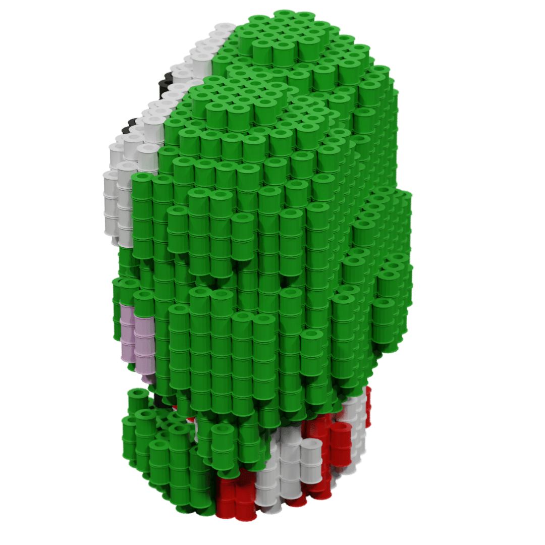 Patron Keroppi – fusebeads