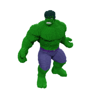 Patron Hulk Masivo – fusebeads