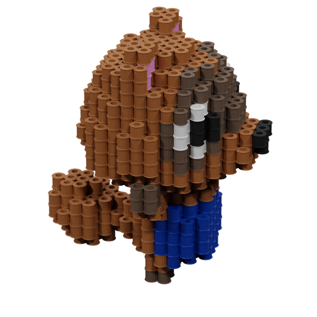 Patron Tom Nook Peq. – fusebeads