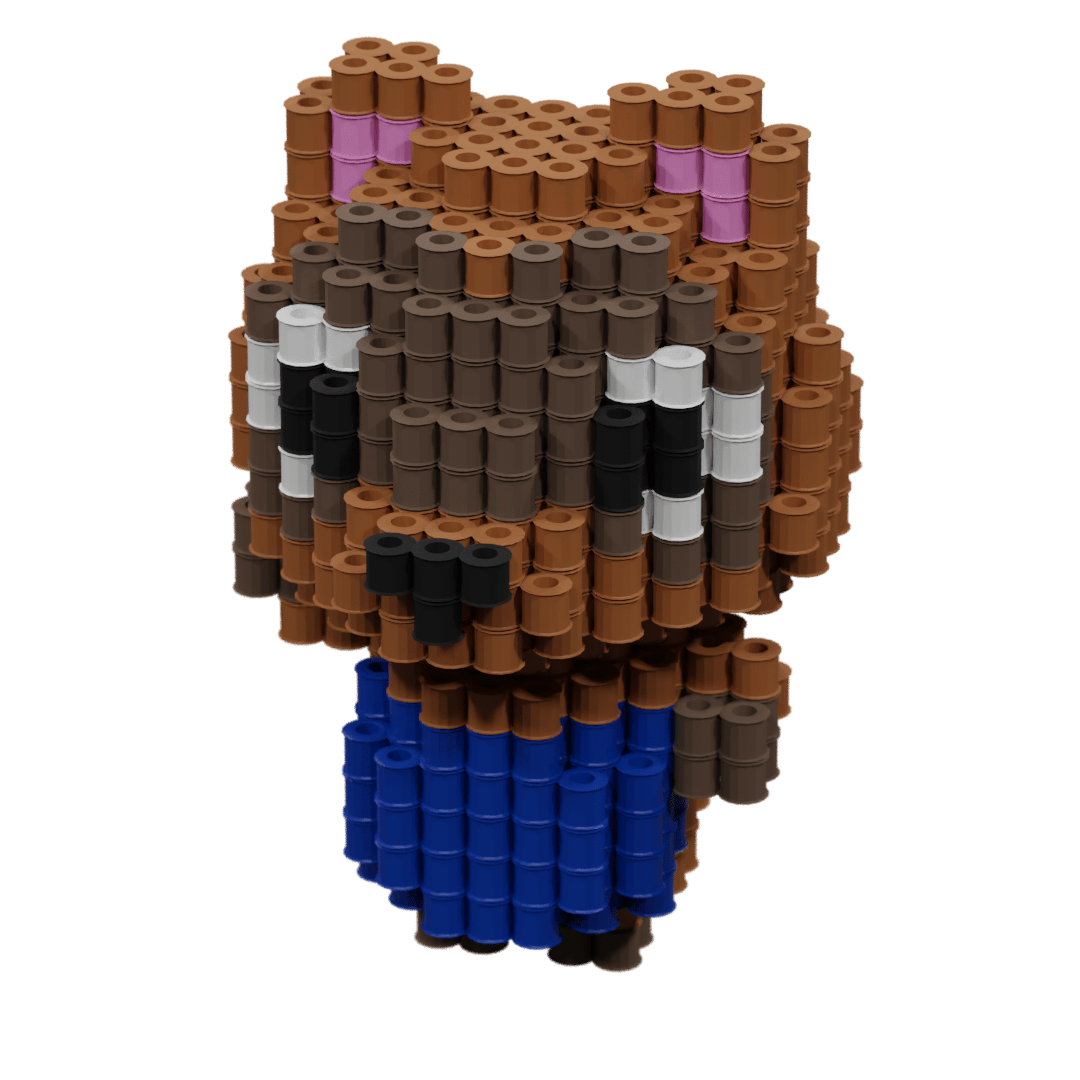 Patron Tom Nook Peq. – fusebeads