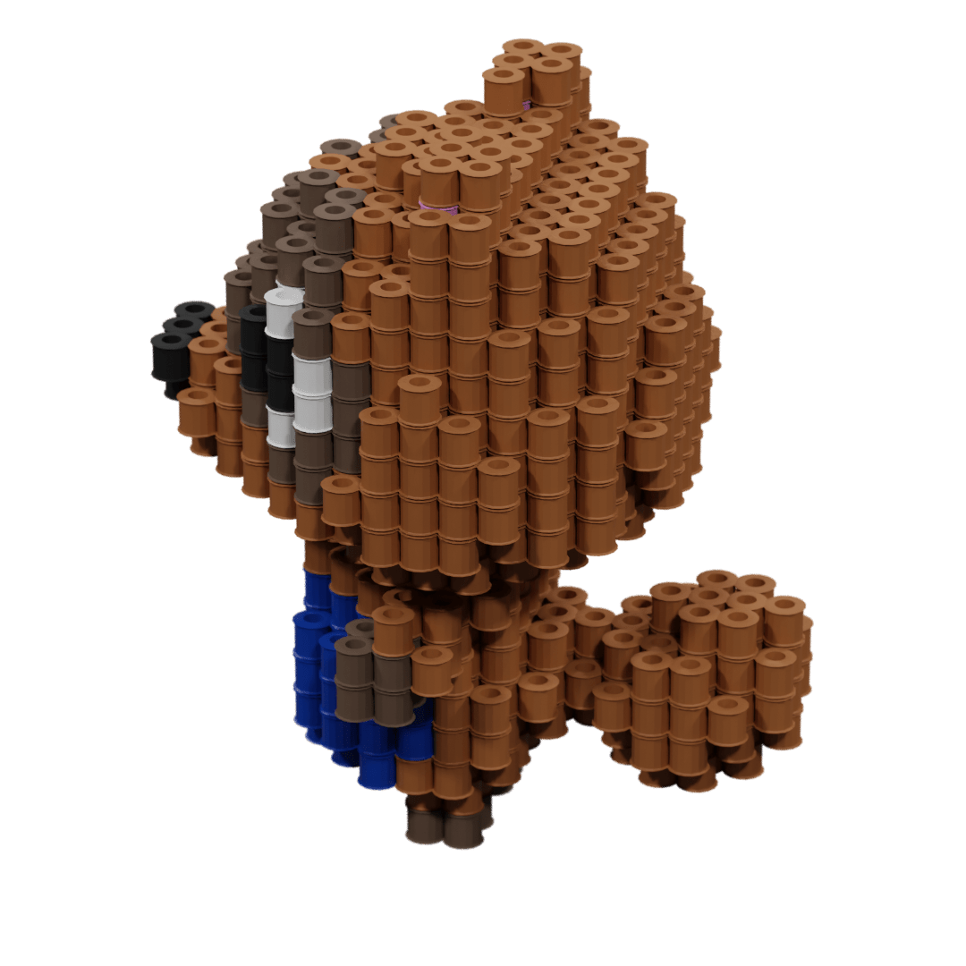 Patron Tom Nook Peq. – fusebeads