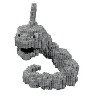 Patron Pokemon Onix – fusebeads
