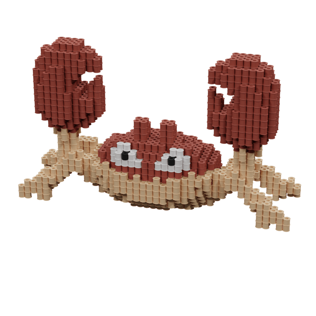 Patron Pokemon Krabby – fusebeads