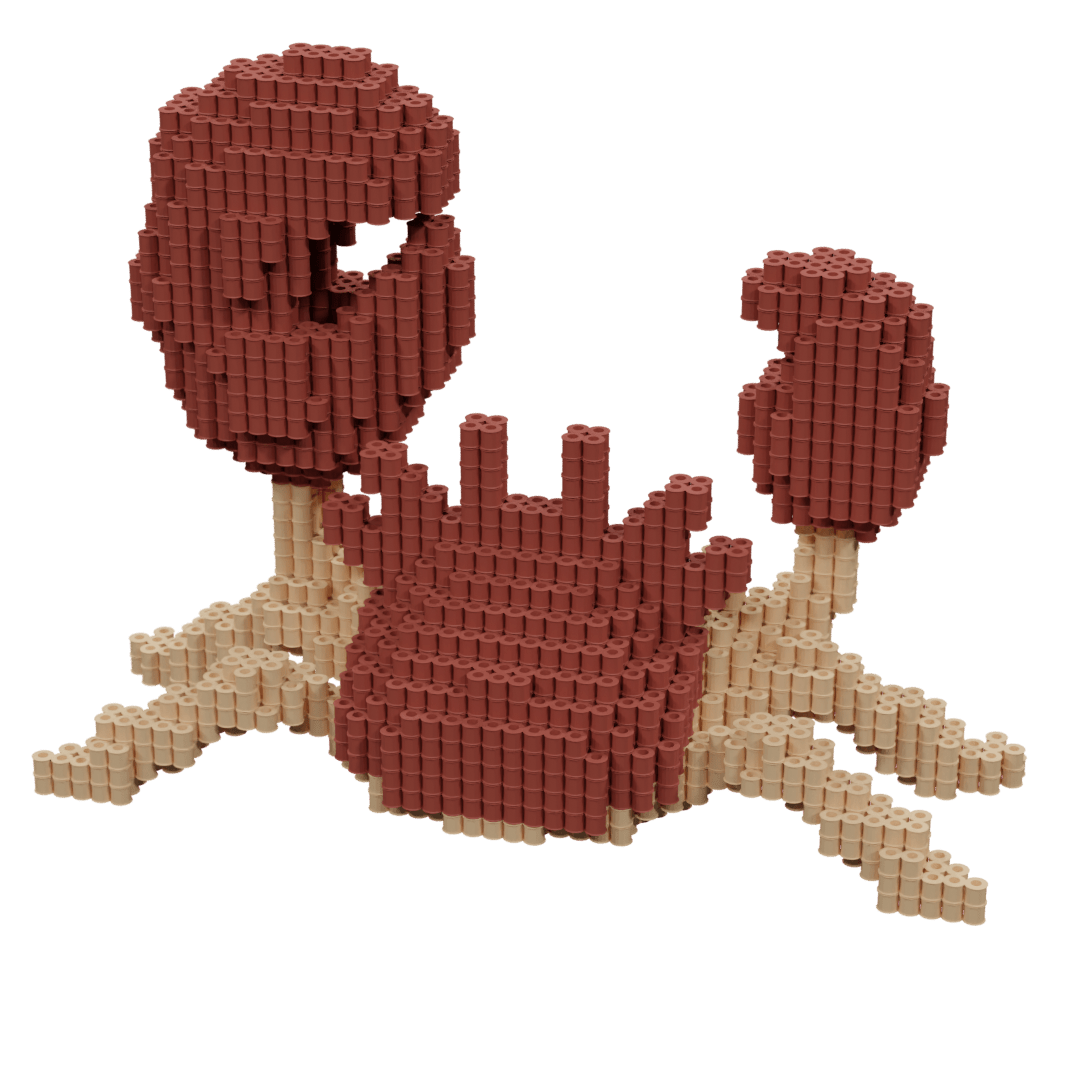 Patron Pokemon Kingler – fusebeads