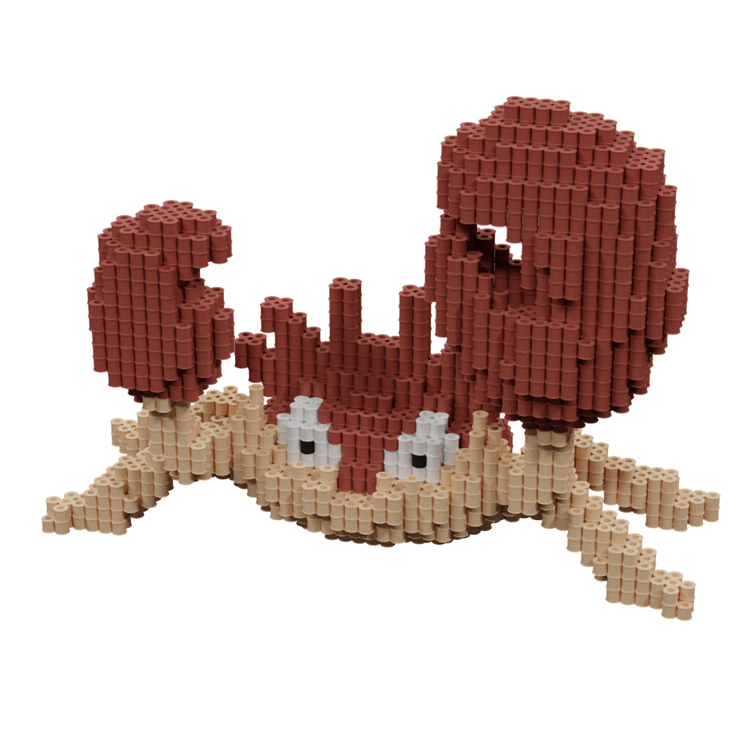 Patron Pokemon Kingler – fusebeads