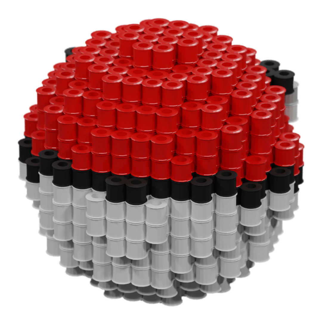 Patron Pokemon Voltorb – fusebeads
