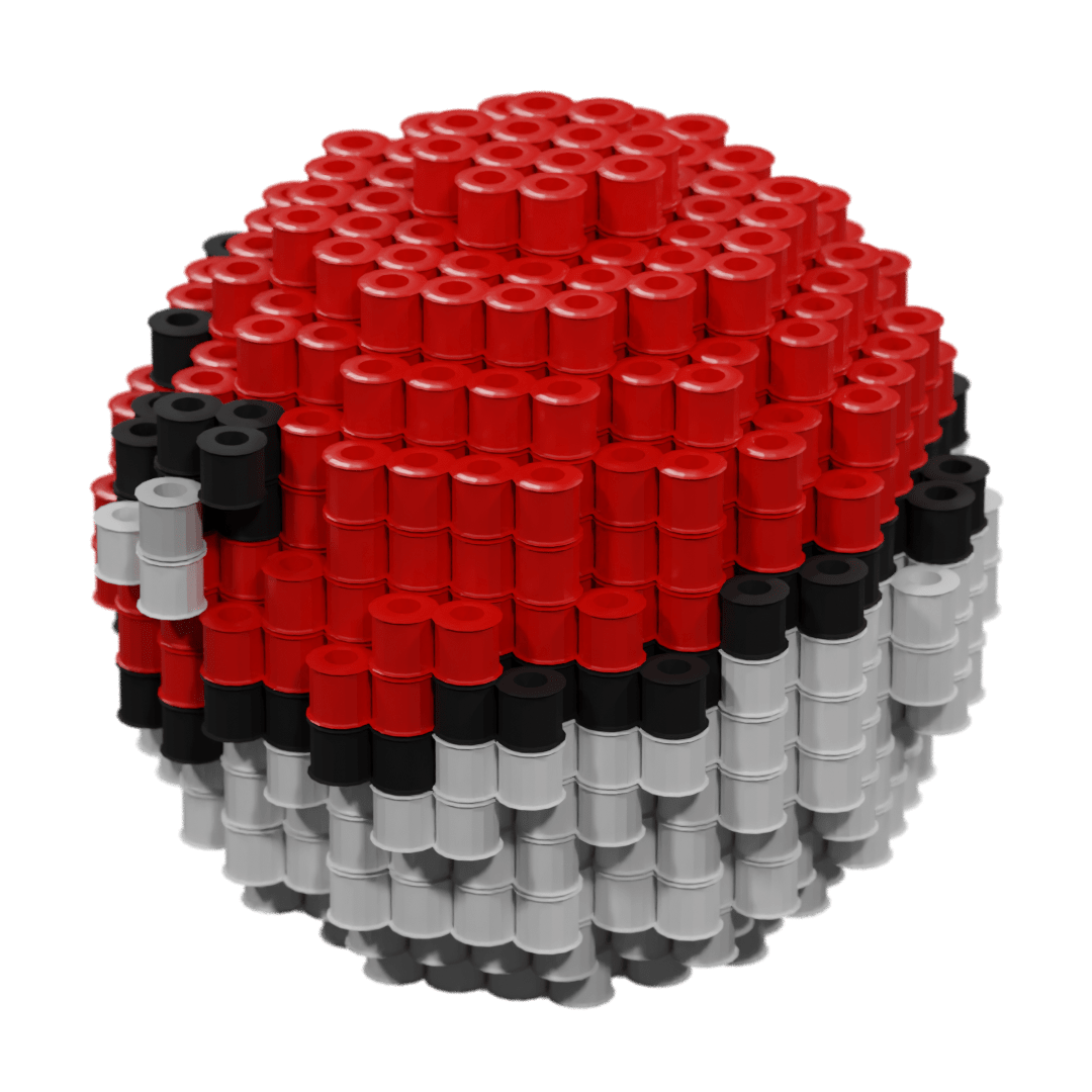 Patron Pokemon Voltorb – fusebeads