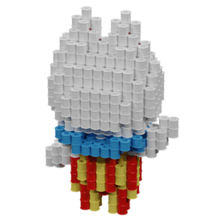 Patron Blanca Animal Crossing – fusebeads