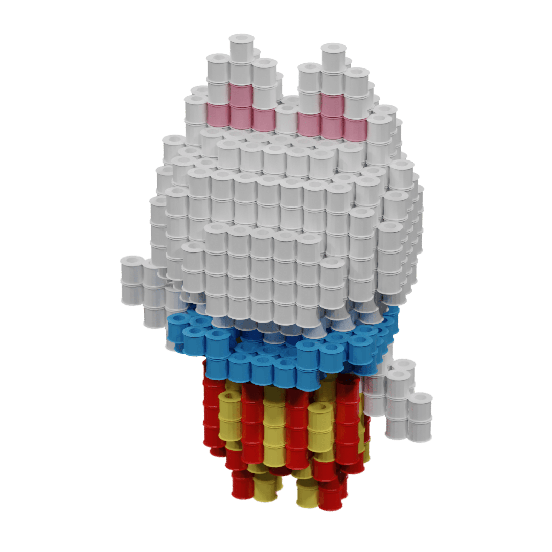 Patron Blanca Animal Crossing – fusebeads