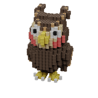 Patron Blathers Animal Crossing – fusebeads