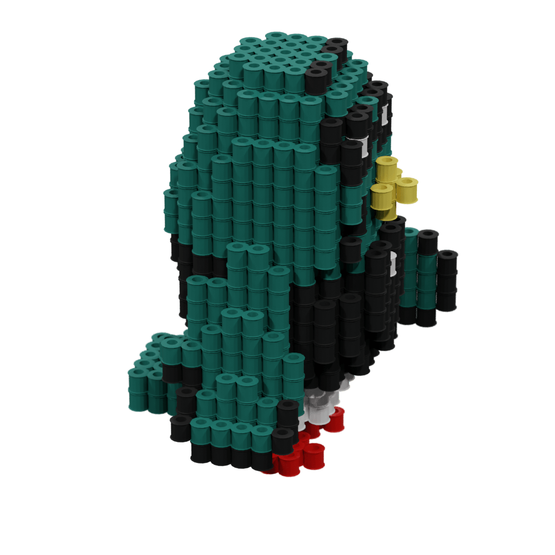 Patron Brewster Animal Crossing – fusebeads