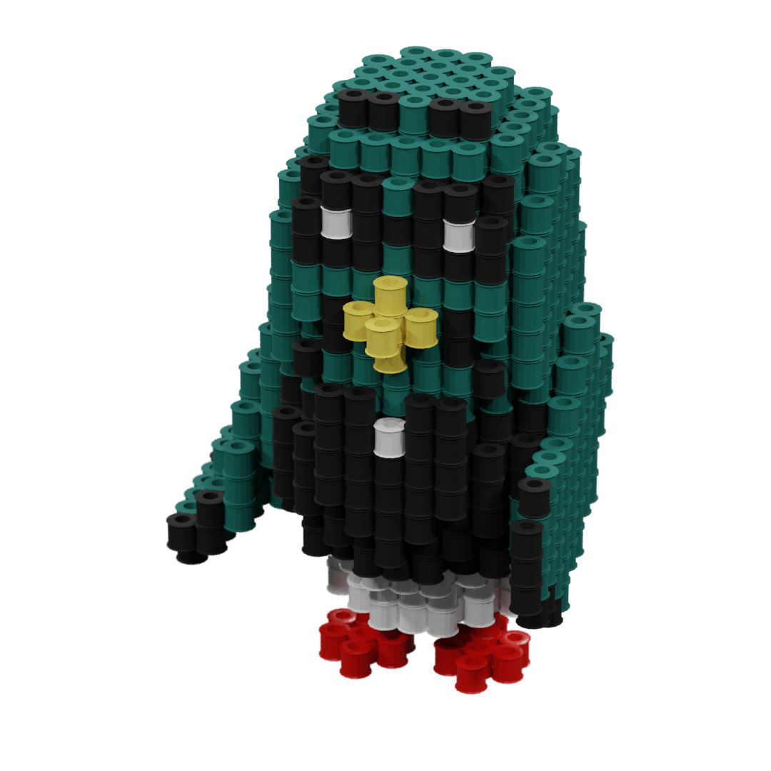 Patron Brewster Animal Crossing – fusebeads