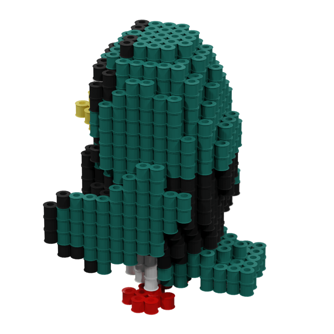 Patron Brewster Animal Crossing – fusebeads