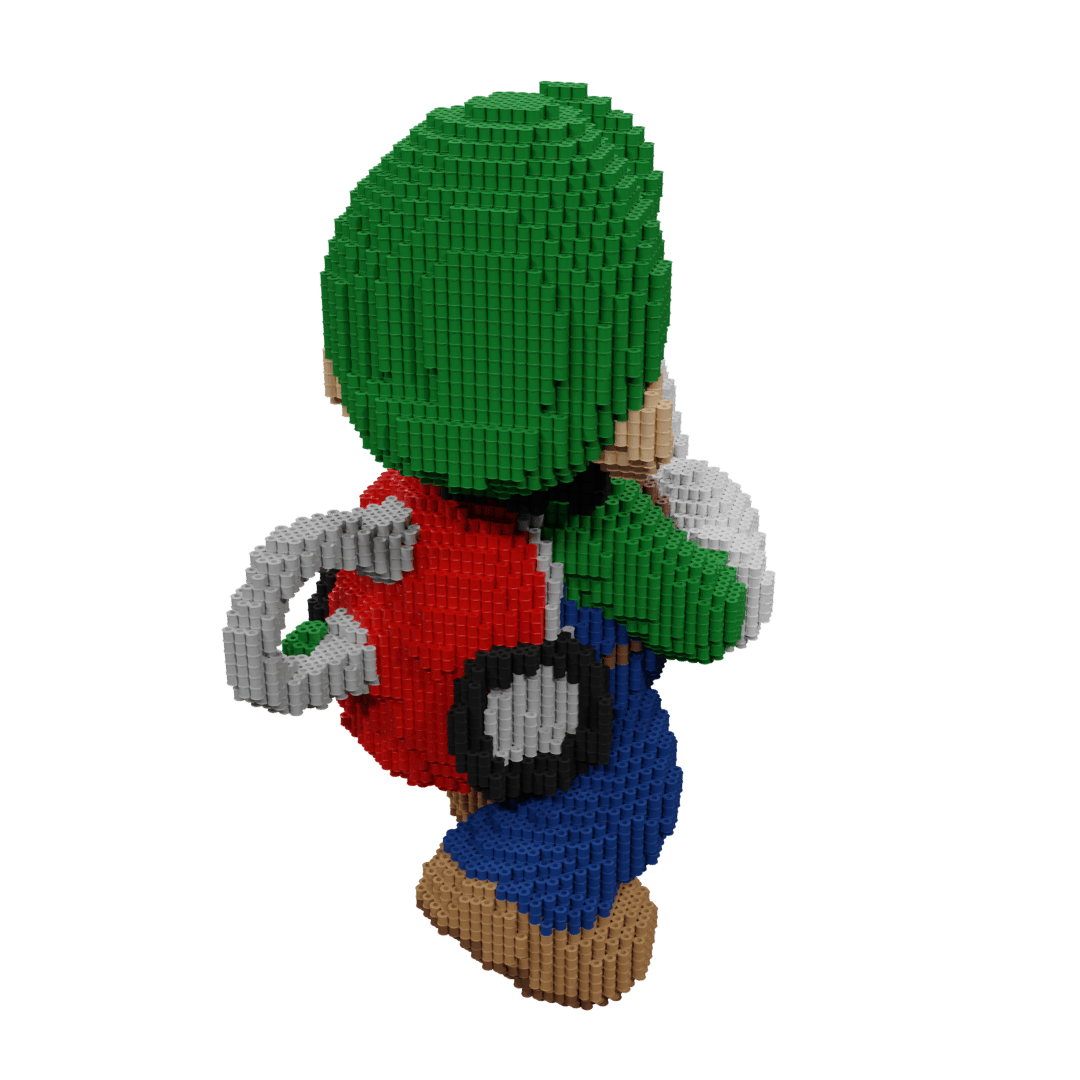 Patron Luigi – fusebeads