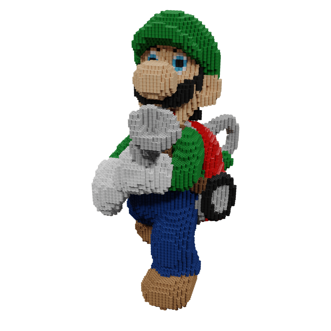 Patron Luigi – fusebeads