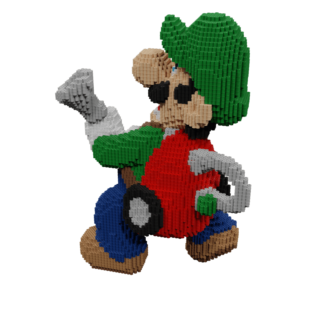 Patron Luigi – fusebeads
