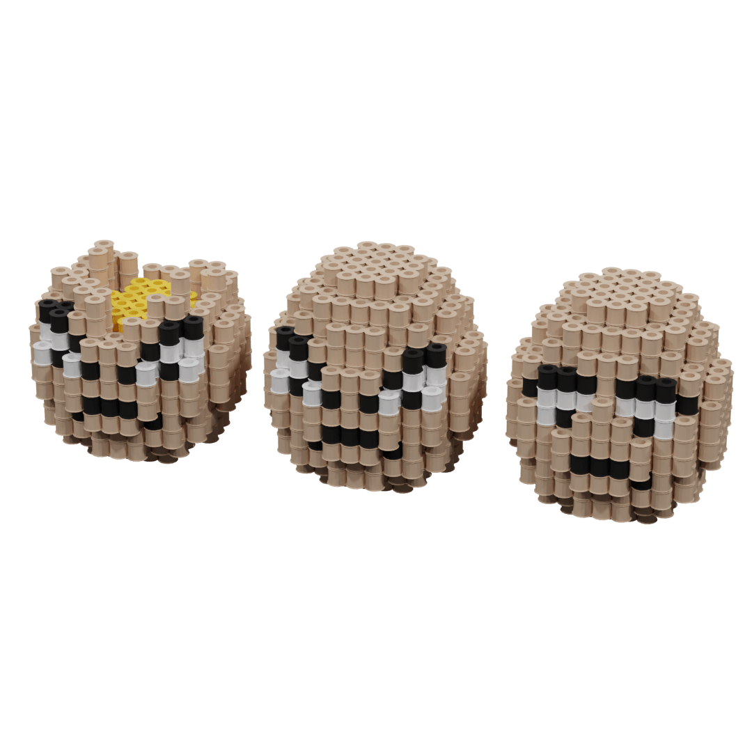 Patron Pokemon Exeggcute – fusebeads