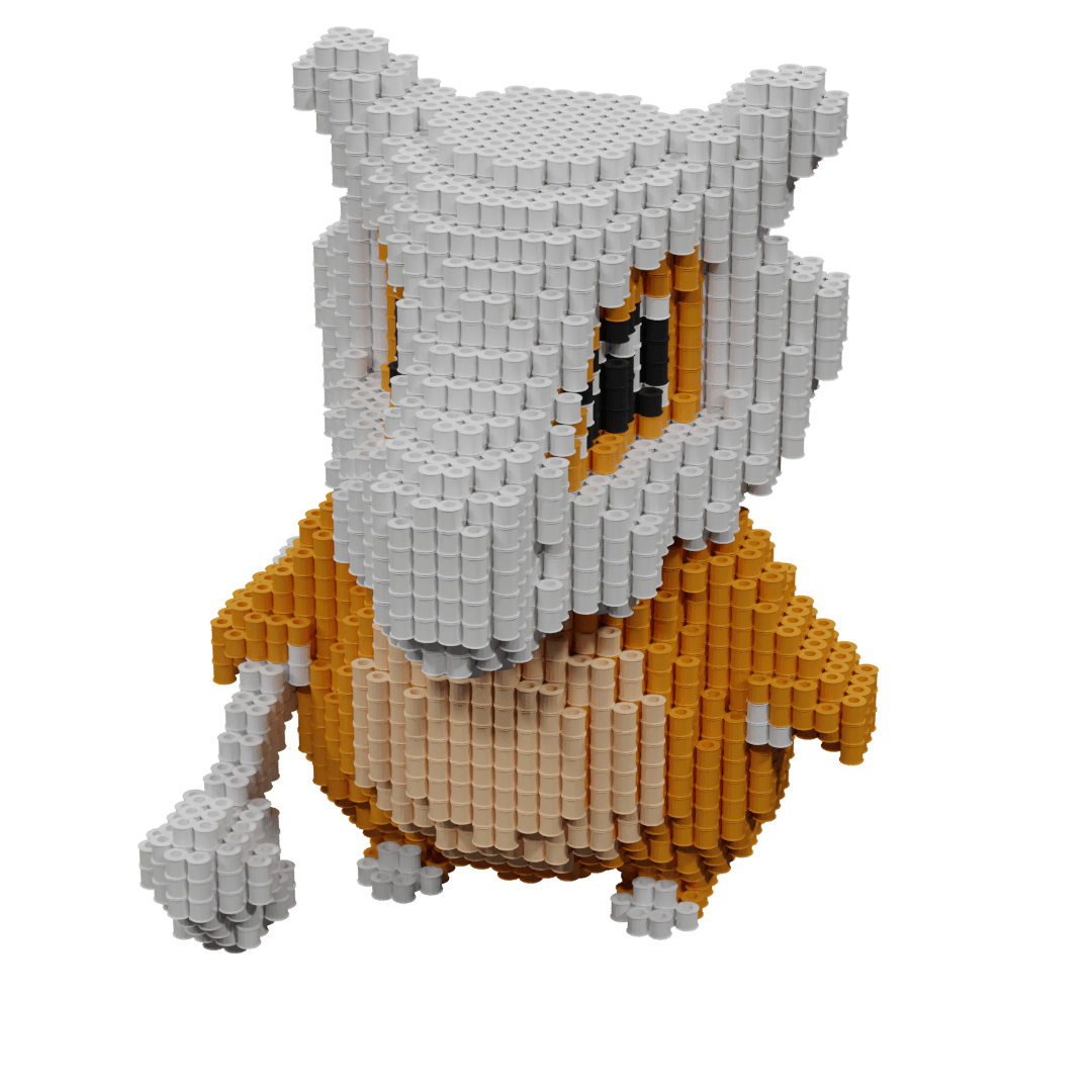 Patron Pokemon Cubone – fusebeads