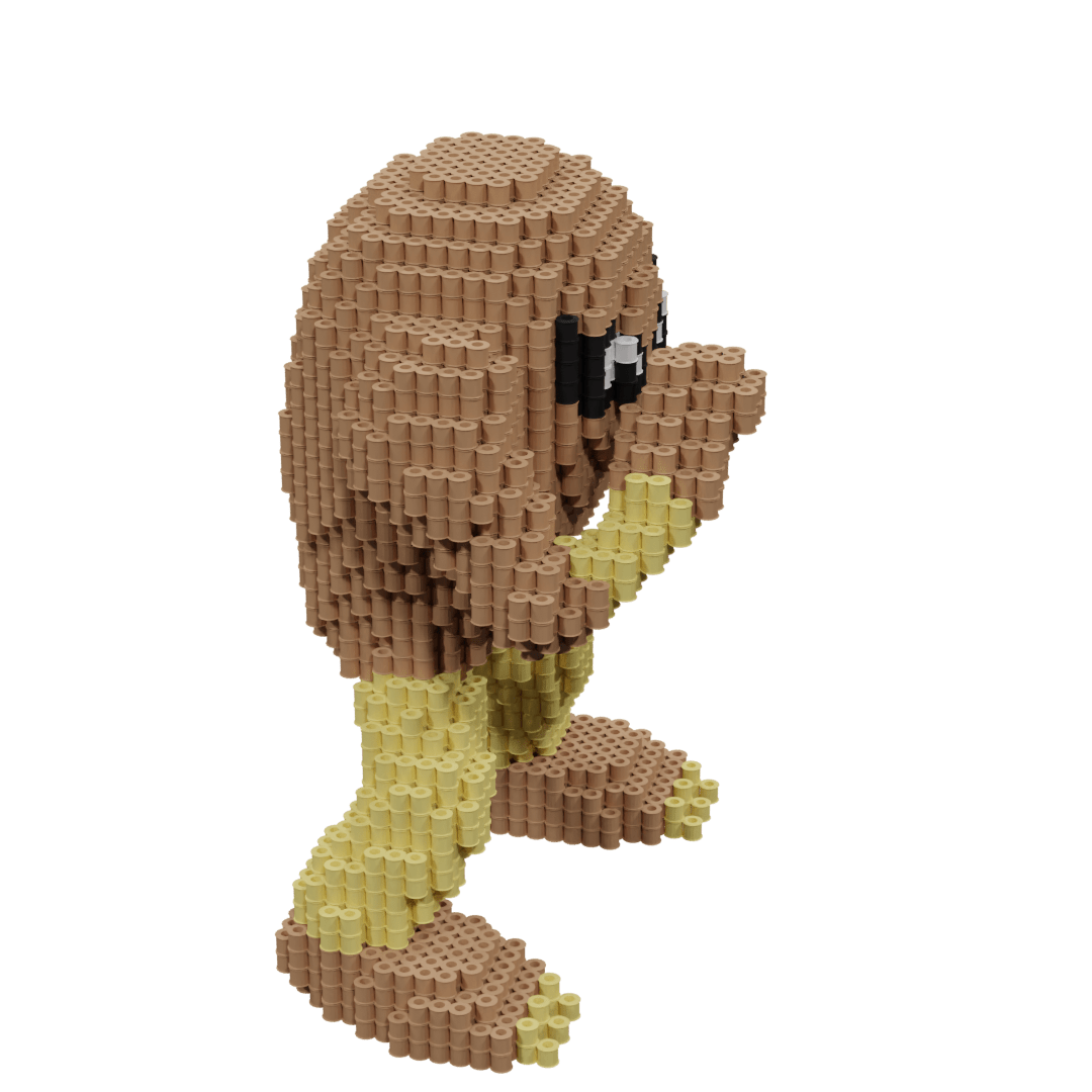 Patron Pokemon Hitmonlee – fusebeads