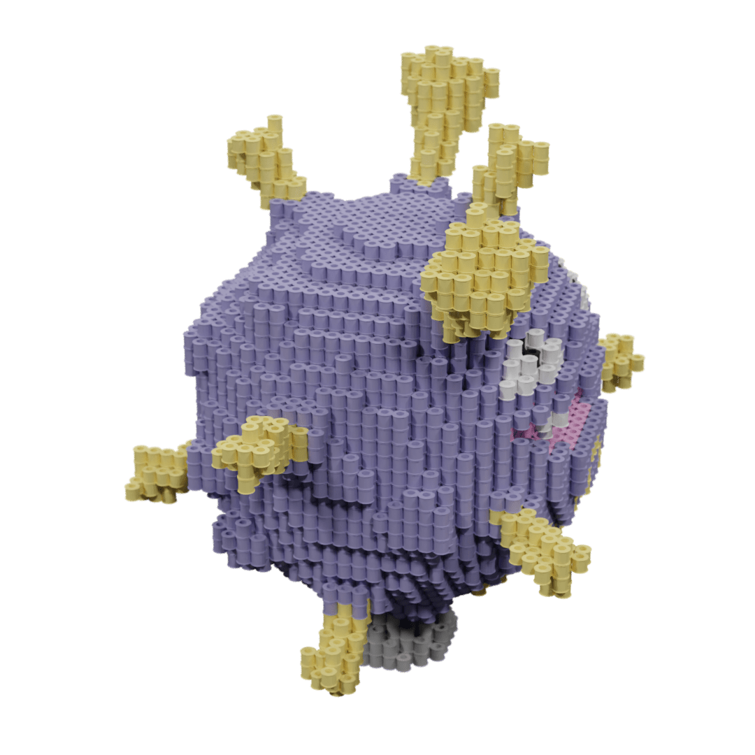 Patron Pokemon Koffing – fusebeads