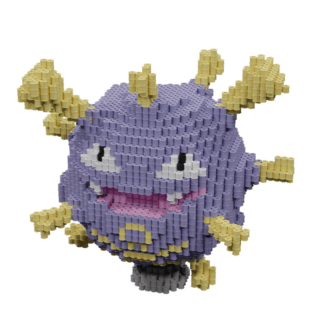 Patron Pokemon Koffing – fusebeads