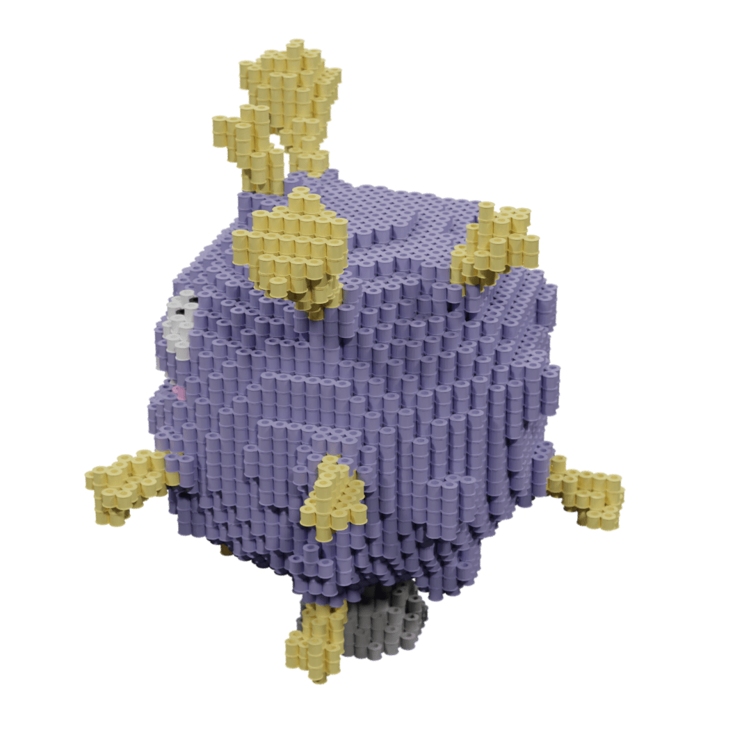 Patron Pokemon Koffing – fusebeads