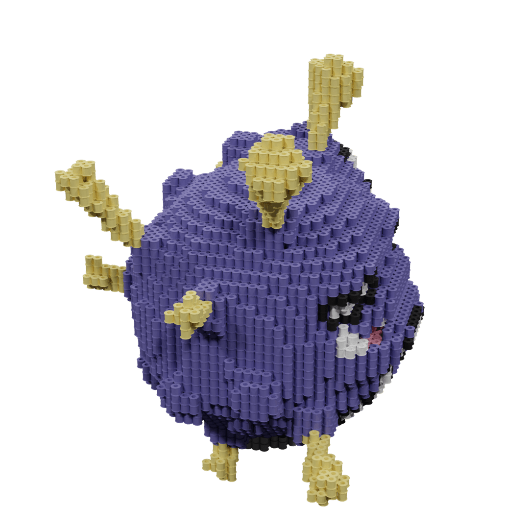 Patron Pokemon Weezing – fusebeads