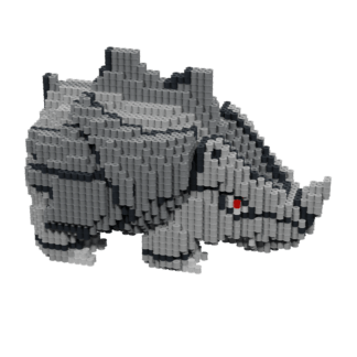 Patron Rhyhorn (Pokemon) – fusebeads