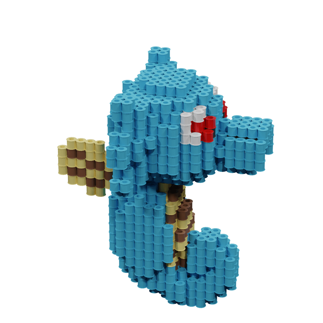 Patron Horsea (Pokemon) – fusebeads