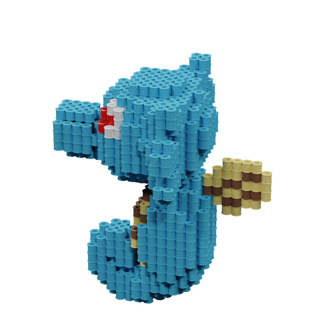 Patron Horsea (Pokemon) – fusebeads
