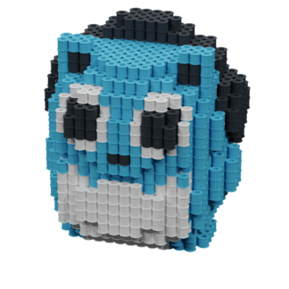 Patron Blue Hamham – fusebeads