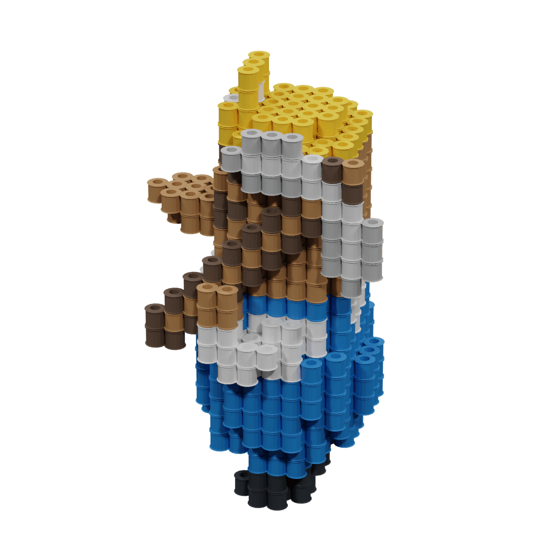 Patron Don Resetti (Animal Crossing) – fusebeads