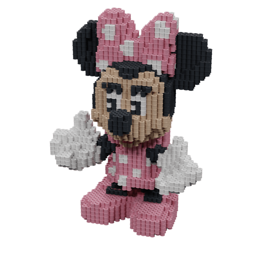 Patron Minnie Mouse – fusebeads