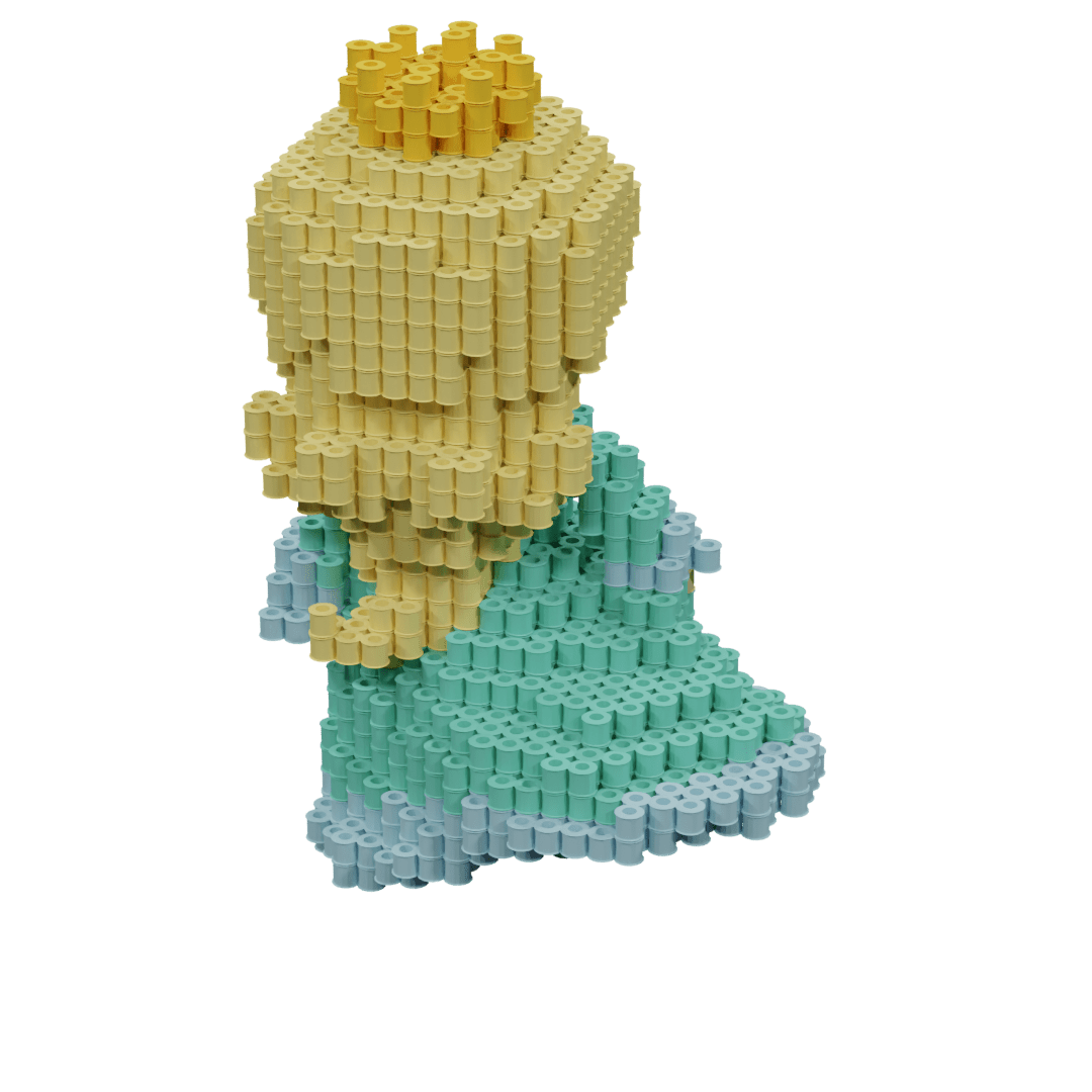 Patron Princesa Rosalina – fusebeads