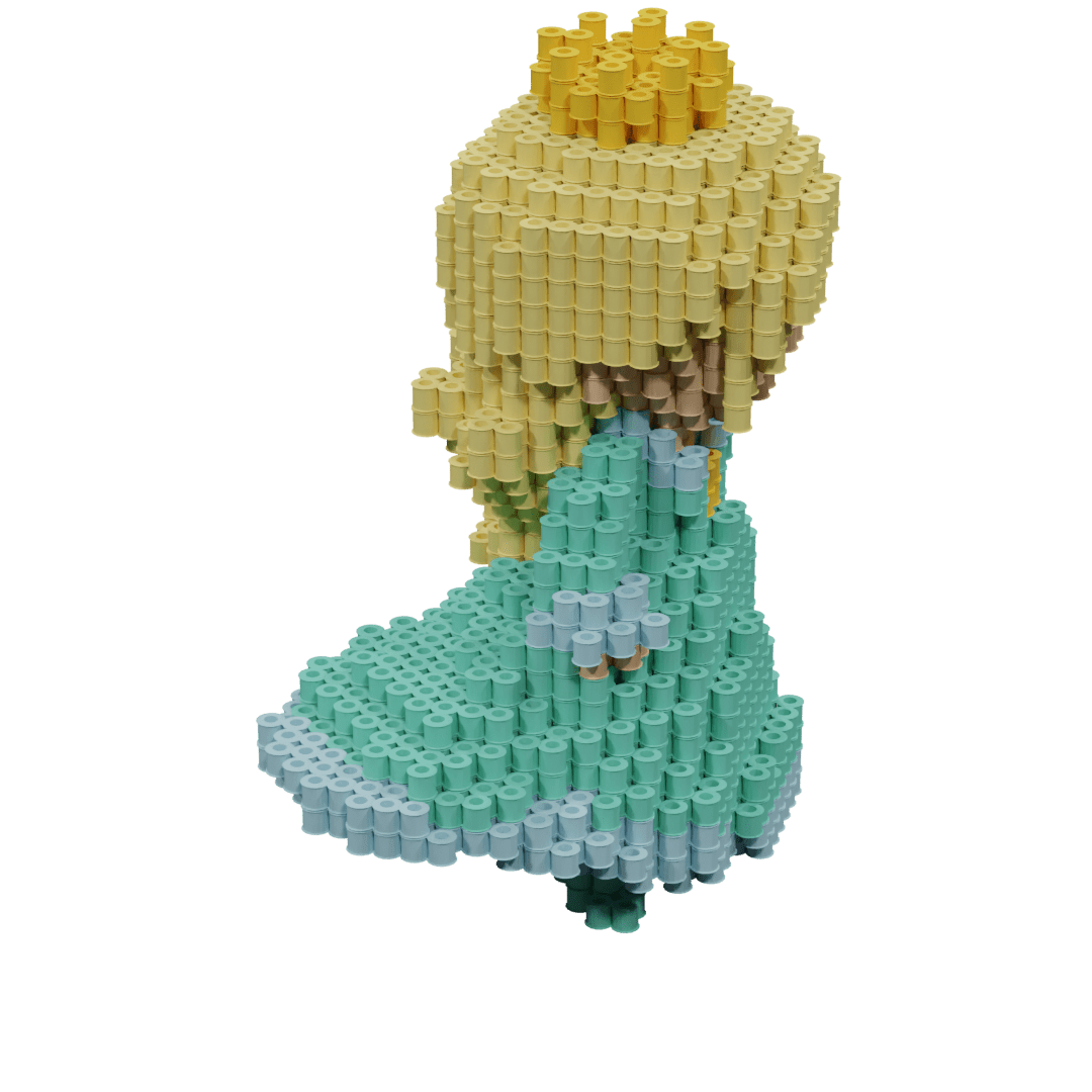 Patron Princesa Rosalina – fusebeads