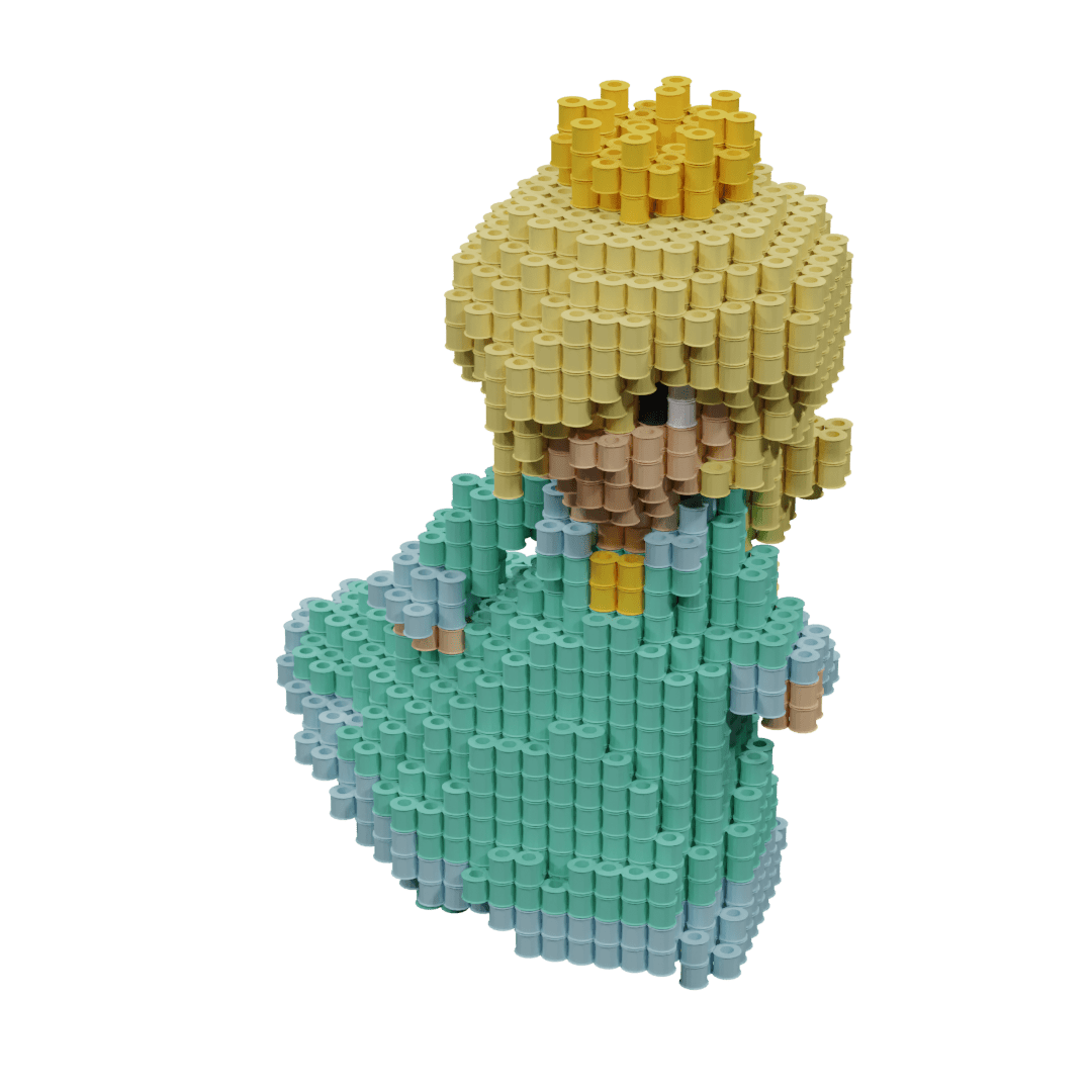 Patron Princesa Rosalina – fusebeads