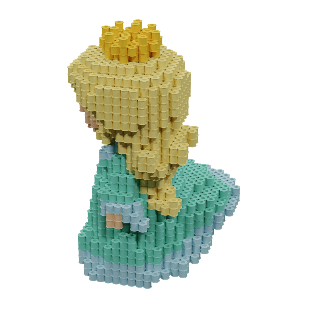 Patron Princesa Rosalina – fusebeads