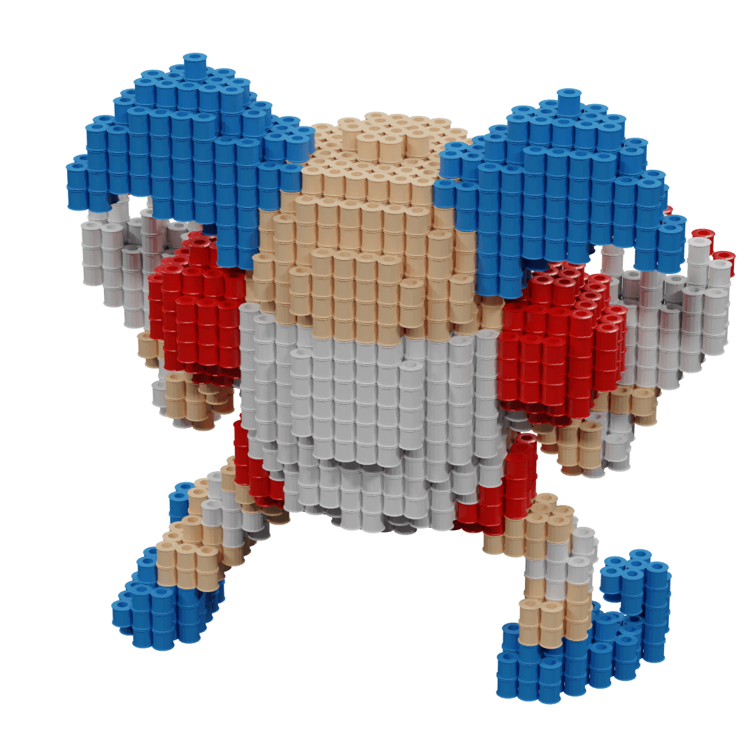 Patron Mr. Mime POKEMON – fusebeads