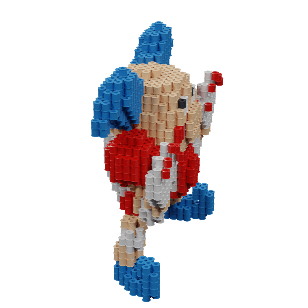 Patron Mr. Mime POKEMON – fusebeads