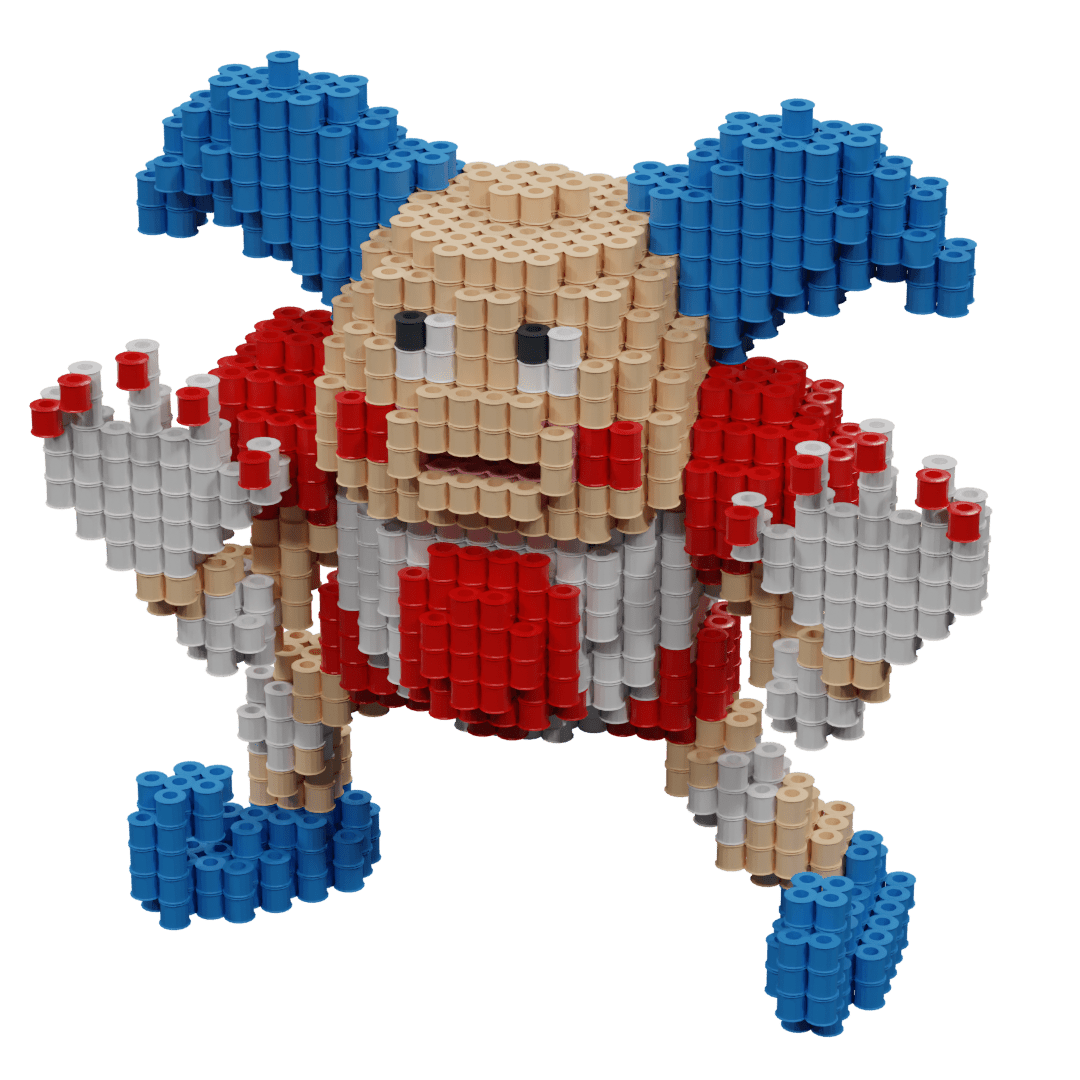 Patron Mr. Mime POKEMON – fusebeads