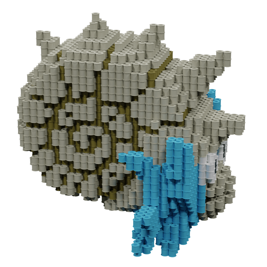 Patron Omastar POKEMON – fusebeads