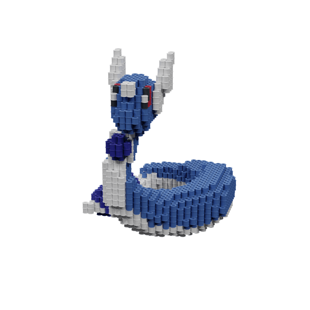 Patron Dragonair POKEMON – fusebeads