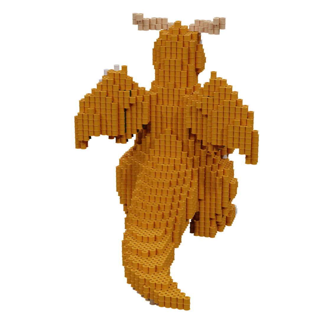 Patron Dragonite POKEMON – fusebeads