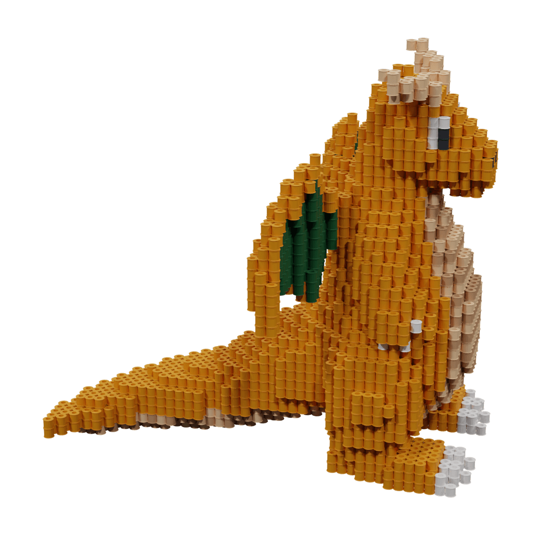 Patron Dragonite POKEMON – fusebeads